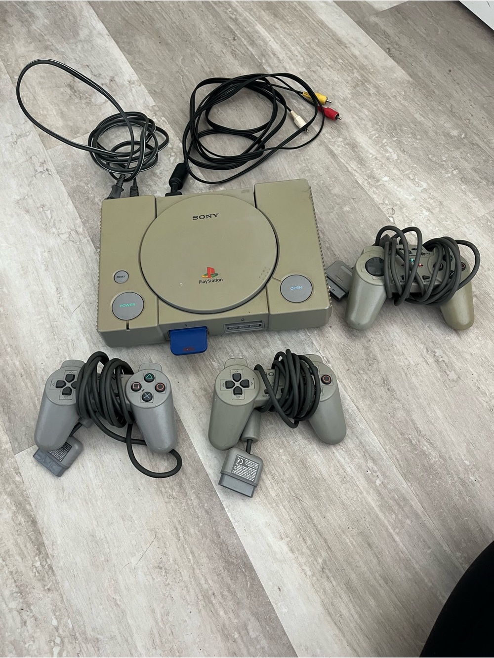Sony PlayStation Classic Console w/ 3 Controllers & Memory Card
